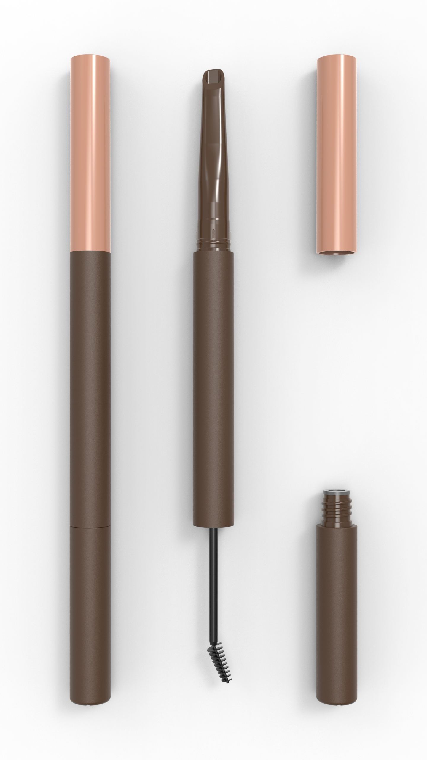 2-in-1 Angled Eyebrow Pencil with Spoolie Brush