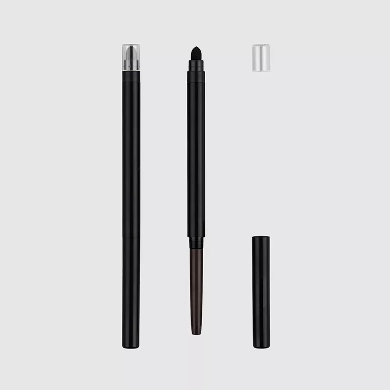 3-in-1 Brow Tool Pencil with Cotton Swab and Sharpener Packaging