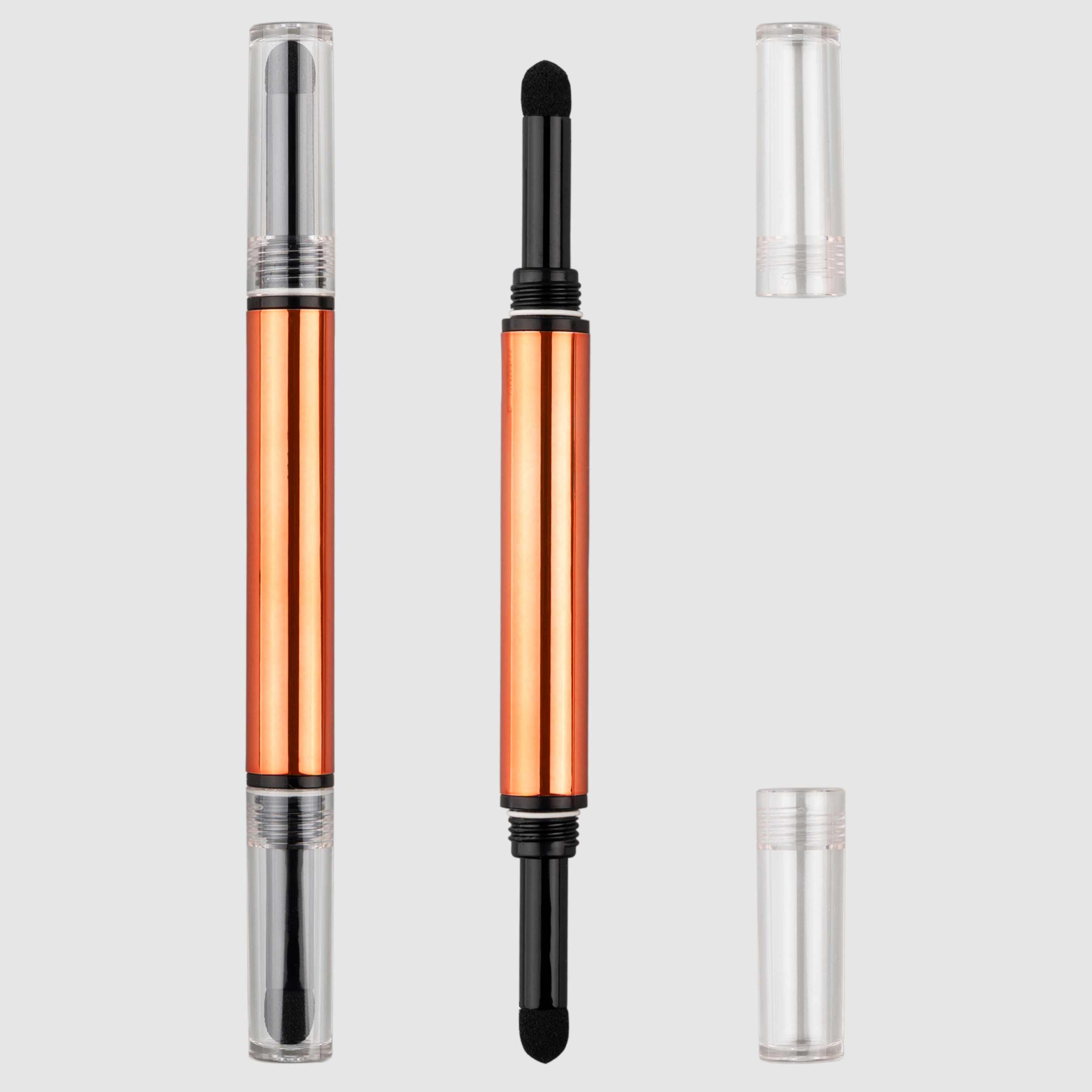 Double-ended eyebrow powder